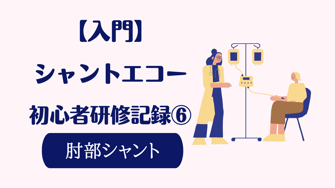 シャントエコー 肘部シャント描出のコツ
