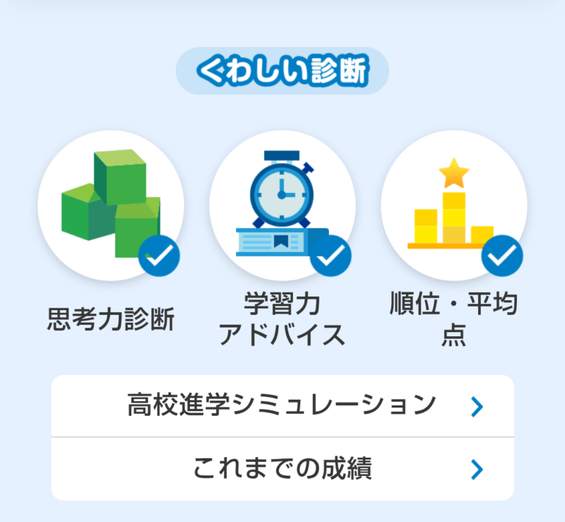 進研ゼミ小学講座　高校進学シミュレーション