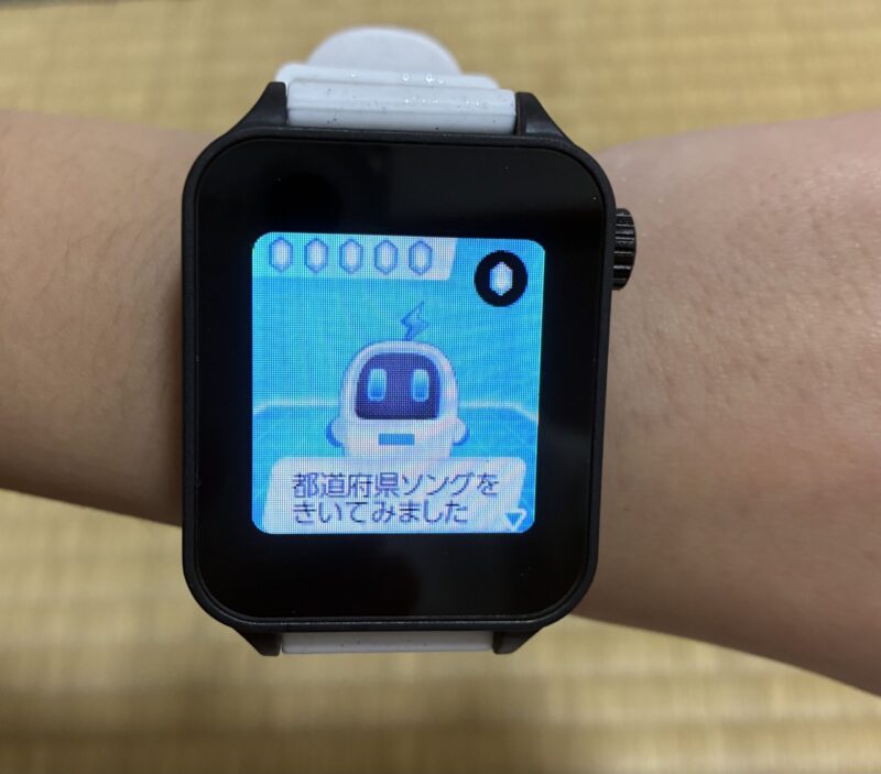 チャレンジスマートウォッチ　キャラ育成